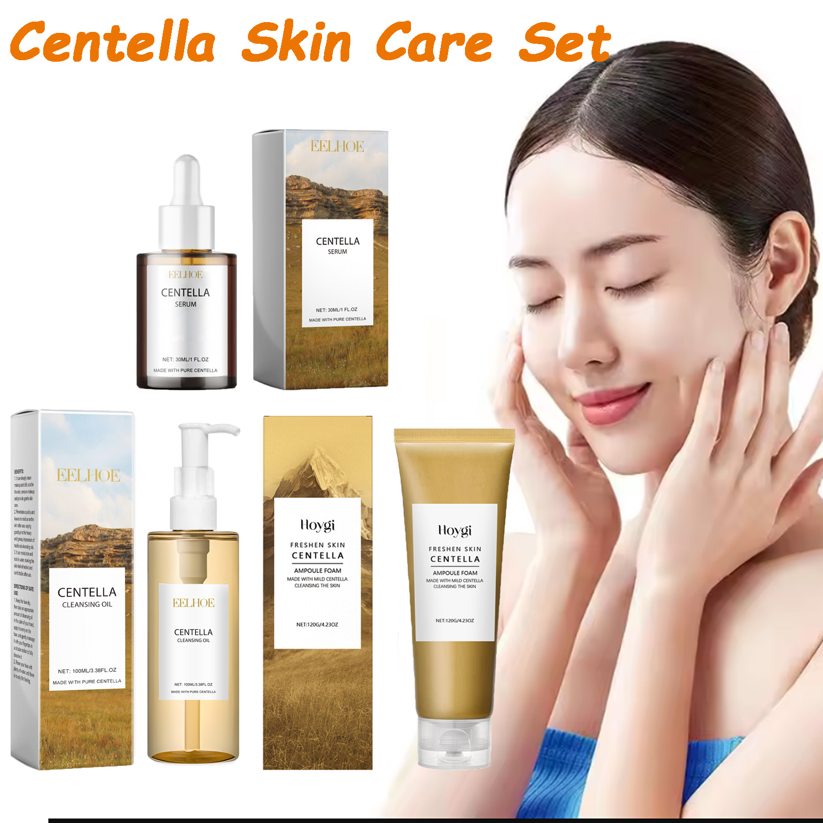 Centella Asiatica Toner - Centella Cilt Bakım Seti Centella Serum