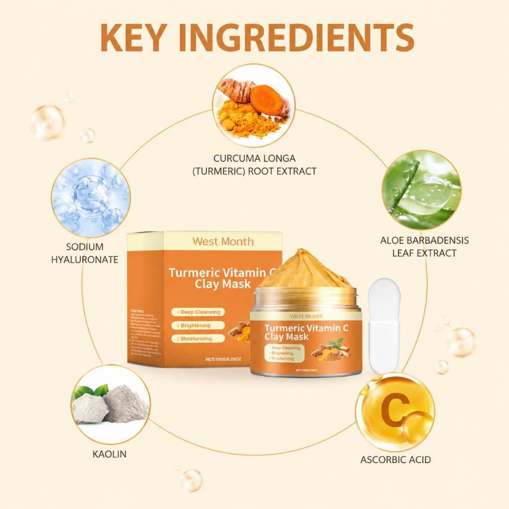 Zerdeçal C Vitamini Kil Maskes - Mud Mask Kaolin incelemesi ve fiyatı