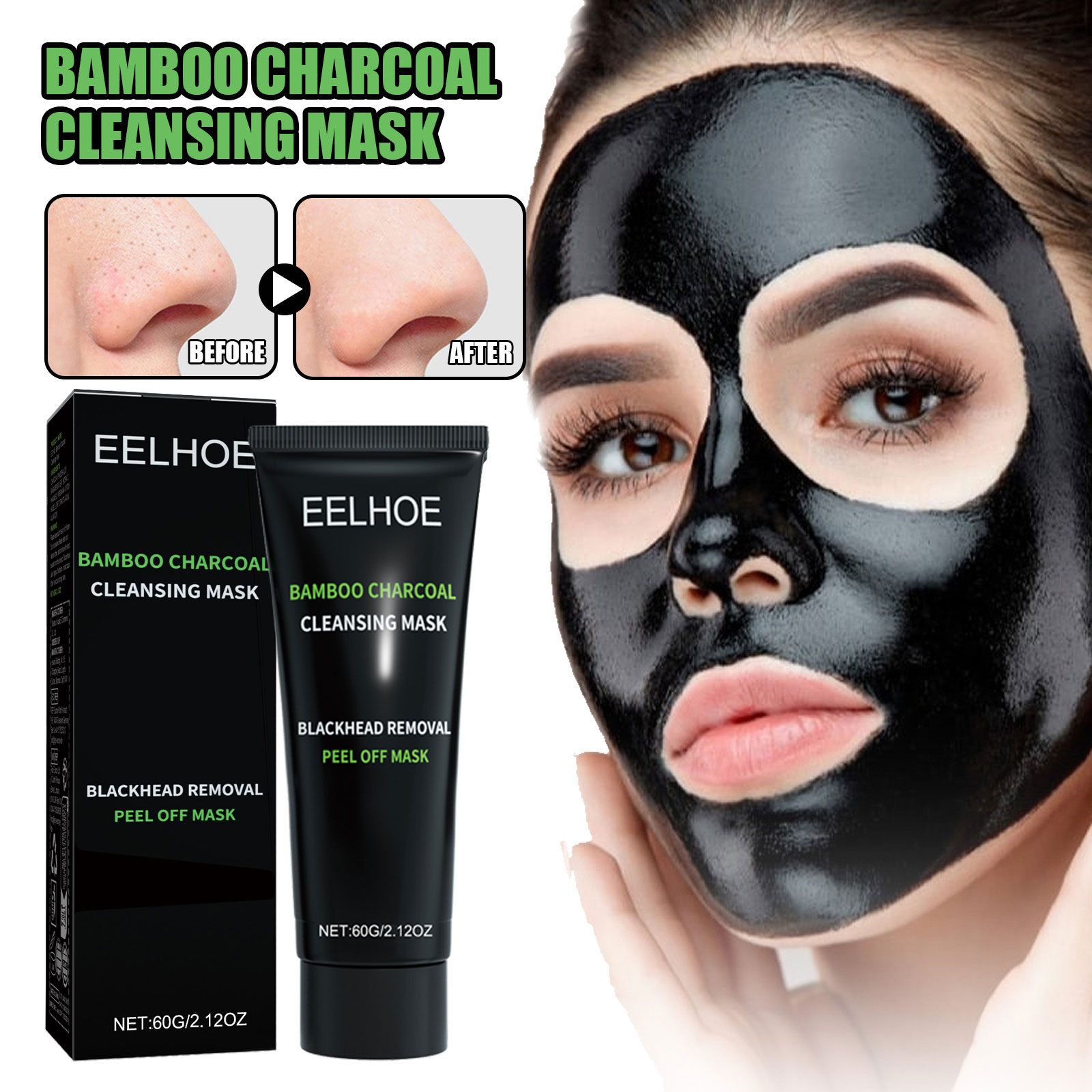Bambu Kömür Yırtma Maskesi Siy - Mud Mask Kaolin incelemesi ve fiyatı